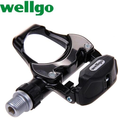 Wellgo R251 Road Cycling Pedals Self-Locking Aluminum Alloy Ultralight Cr Mo Steel Axis Sealed Bearing Bicycle parts Bike pedals