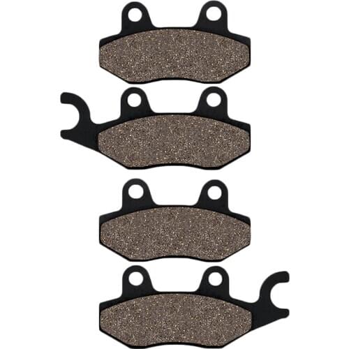 Cyleto Motorcycle Front Rear Brake Pads for Kawasaki KLR650 KLR 650 KL650 KL650E KL 650 2008 2009 2010 2011 2012 2013 2014 2015