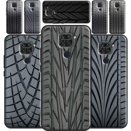 Tire Tread Tyre Track For Redmi Note 9 Pro Note 7 8 Pro 8T 9S Note 10 Pro Phone Case For Redmi 9T 9C 9 9A 8A 7A