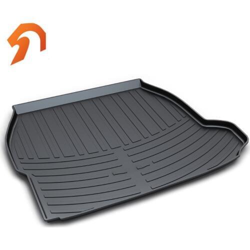 Rubber Rear Trunk Cover Cargo Liner Trunk Tray Floor Mats For Volvo S80 2011-2017 Car Floor Trunk Carpet Liner Mats