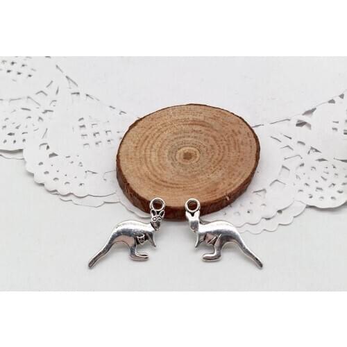 25 pcs kangaroo charms Accessories Fit DIY Handmade for Jewelry Making man woman Necklace earring Bracelet