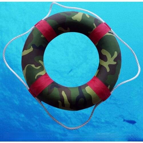 Lifesaving Adult Life Buoy Decoration Children Thickening Solid Life Buoy Ring Nautical Buoy Boya Salvavidas Water Sports DK50LB