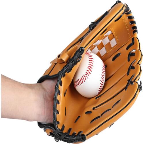 Outdoor Sports Two Colors Baseball Glove Train Softball Practice Equipment Size Left Hand For Adult Men Women