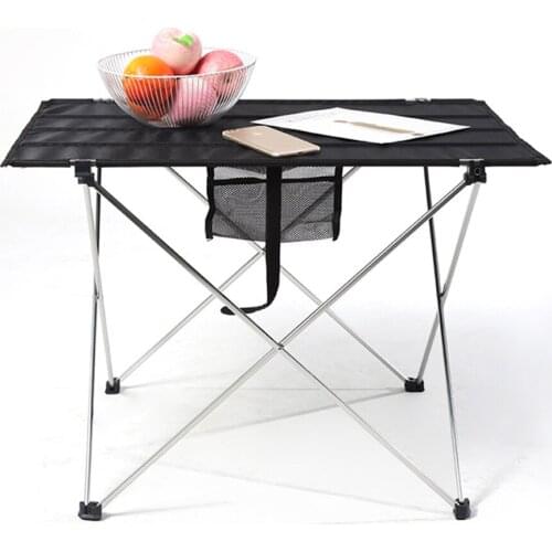 Outdoor Camping Table Ultralight Portable Folding Desk Aluminum Alloy Table Durable Folding Table Desk For Fishing Picnic
