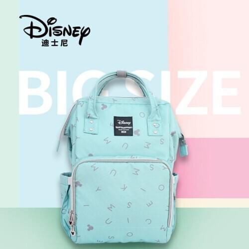 Disney Diaper Bag Cartoon Backpack Fashion Mummy Bag Multifunctional Large Capacity Handbag Practical Waterproof Backpack