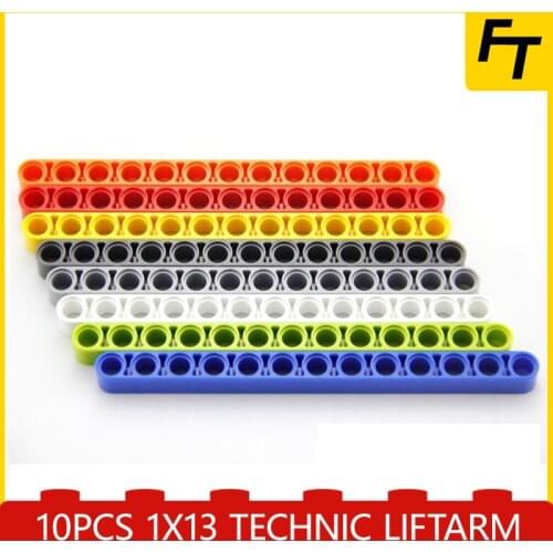 10pcs 41239 Technic Liftarm 1x13 Bricks DIY Building Blocks Compatible Moc Creative Gift Castle Toys Small Particle Brick