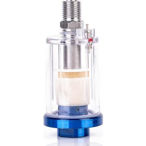 Inline 1/4'' Air Oil Water Separator Filter For Compressor Spray Paint Gun Air Hose Filter Moisture Trap Car Accessories
