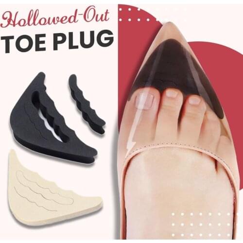 1 Pair Women Hollowed-Out Toe Plug High Heel Half Forefoot Insert Plug Cushion Pain Relief Front Filler Adjustment Dropshipping