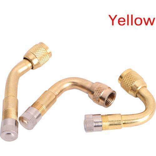 1pc Motorcycle Car Truck Bicycle Scooter Air Tyre Extension Valve 45 /90/135 Degree Brass Air Tyre Extension Valve