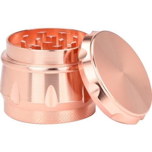 4-layer Metal Herbal Herb Tobacco Grinder Smoke Grinders Smoking Pipe Accessories Black Smoke Cutter Spice Graters #T1P