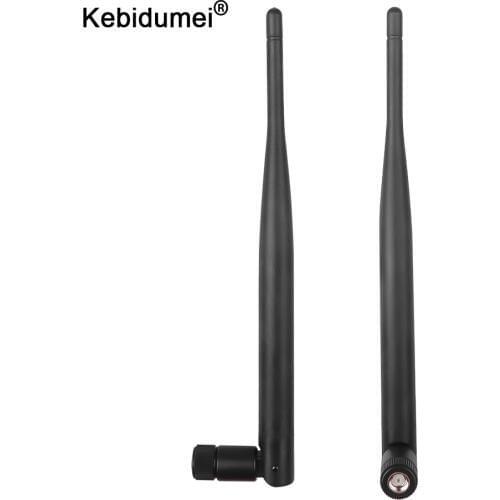 Kebidumei 5dBi Aerial SMA Wireless Router WiFi Antenna 2.4GHz 802.11b/g For Mini PCI U.FL IPX to SMA Male Pigtail Cable
