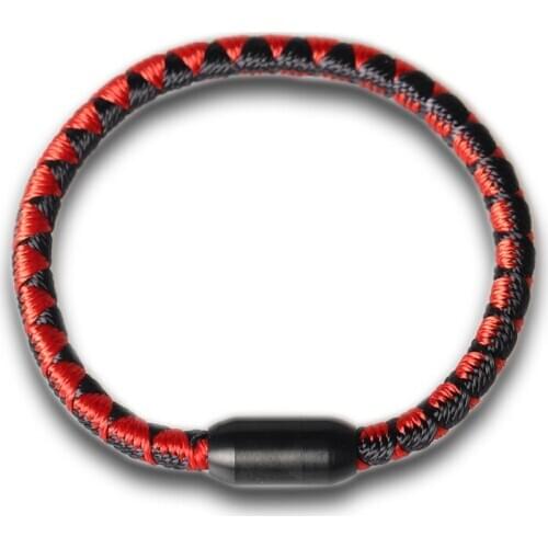 Mama handmade weave woven red&black bracelet bangle jewelry bohemia ethnic boho women men jewellery bracelets gift for him