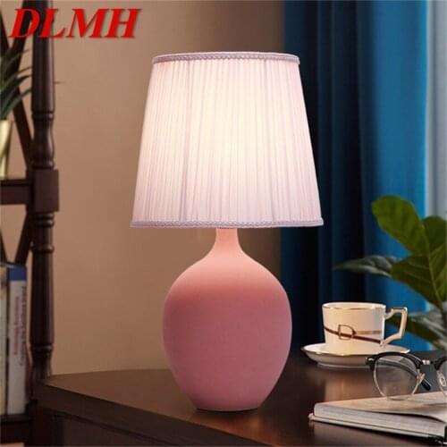 DLMH Dimmer Table Lamp Ceramic Desk Light Contemporary Creative Decoration for Home Bedroom