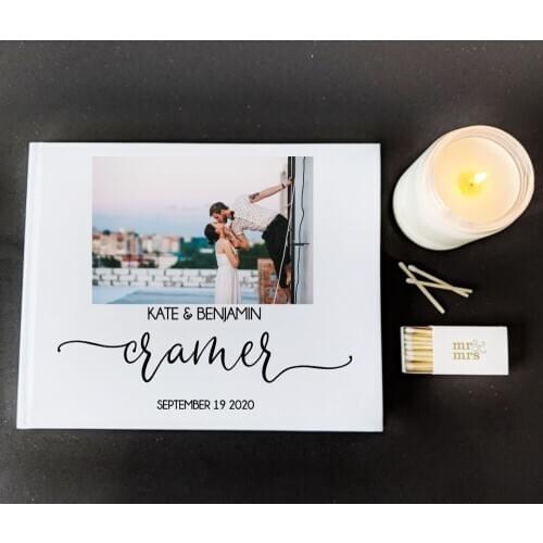 Photo Guest Book Wedding Guest Book with photo Wedding Photo Guestbook Wedding Journal Custom Guest Book Personalized Guest Book