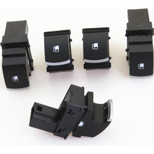 FHAWKEYEQ Fuel Tank Cover Control Switch Adjustment Button For 05-09 VW Golf MK5 Jetta MK5 Touran Rabbit 1KD959833B 1KD 959 833