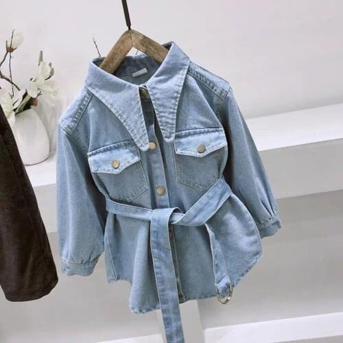 Mingzekids Denim Jackets For Girls