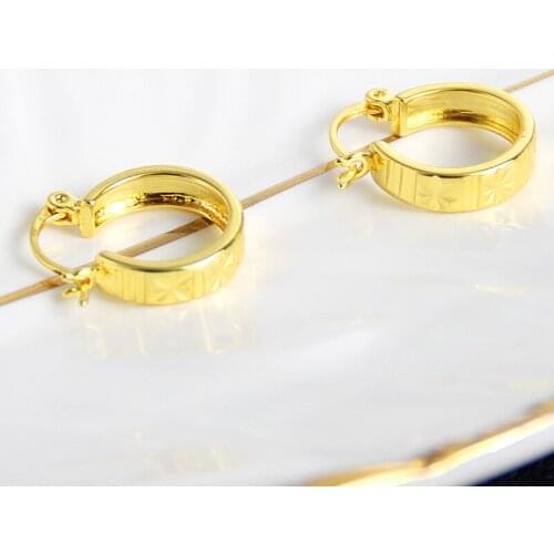 Fashion Jewelry Romantic Hoop Earrings For Women Copper Jewelry Star Earrings For Party Wedding Birthday Jewelry Findings