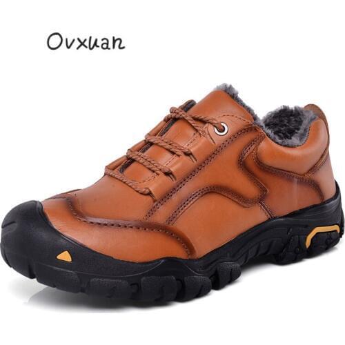 Ovxuan Mens Winter Boots
