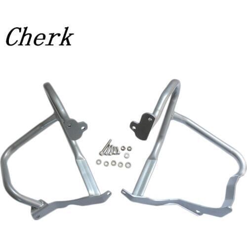 Sliver Motorcycle Front Engine Guard Protector Highway Crash Bar Protection For BMW R1200RT 2014-2017 2016 2015