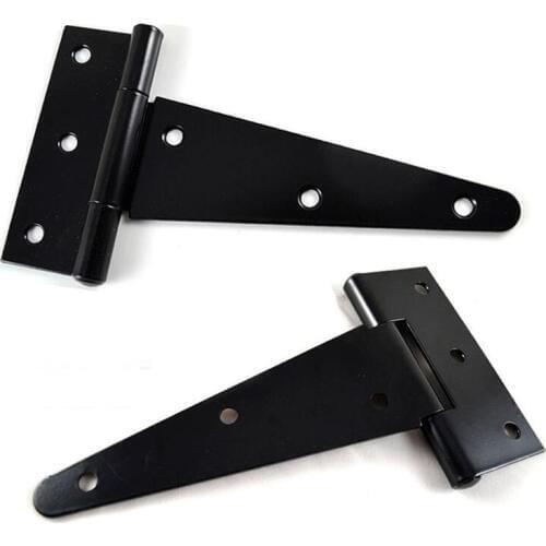 Outdoor villa yard fence door wooden box T-type hinge X2