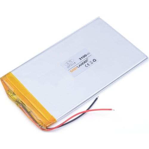 Ultra-thin seven E708 PRO tablet 3573114 3100mAh 3.7 V Tablet polymer battery capacity For cell phone speaker Tablet Pc DIY