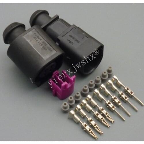 Yierxjwshx 4 Pin 4B0973812 4B0973712 Automotive Connector 1.5mm Waterproof Pressure Water Temperature Sensor Plug For VW Audi