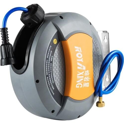 Automatic Reel Hose Suspension Auto Repair Pneumatic Tools 12*8mm Trachea Cylinder Drum Automatic Recovery Retract Retract Reel