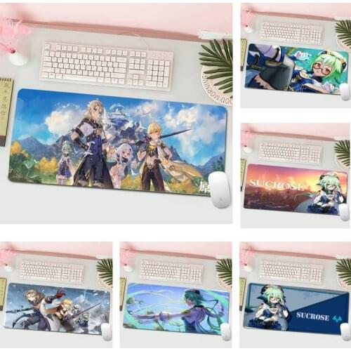 Genshin Impact Sucrose Large Mouse pad PC Computer mat L Large Gamer Keyboard PC Desk Mat Computer Tablet Gaming Mouse Pad
