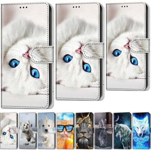 Wolf Lion Dog Boys Holster For Huawei Honor 20 Lite V20 10 9 8 Lite 20i 10i 9i 8A 8C 8X 8S Y5 Cat Cute Animal Phone Cover O08F