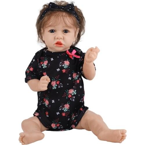 Babe dolls 58cm Reborn Baby Dolls pink sweater Babies Doll Full Vinyl Body So Truly Girl Model Doll For Toddler bebe Toy Gifts