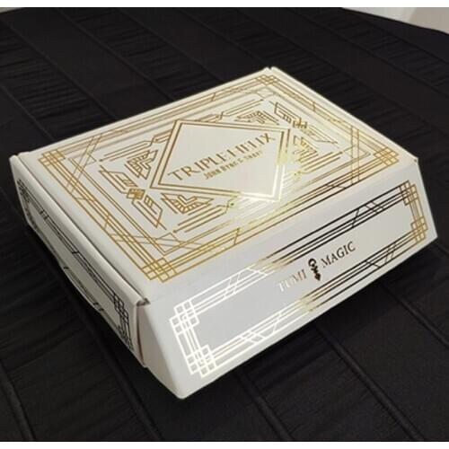 Tumi Magic Presents Triple Helix by Snake Gimmicks Magician Card Magic and Trick Decks Close Up Performer Street Magic Props Fun