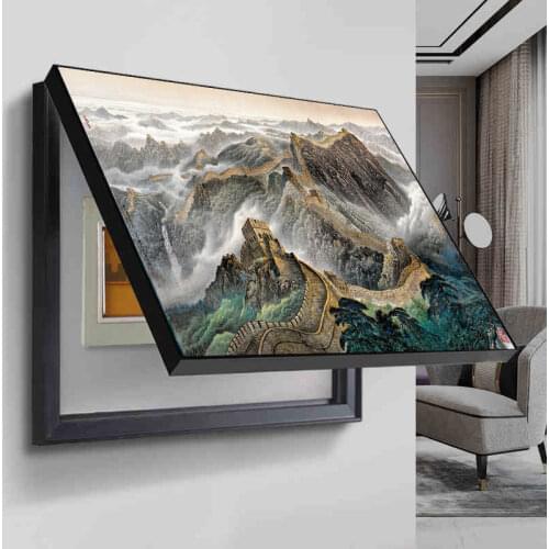 Meter box decorative painting for Home Wall Art Pictures living room hanging paintings main switch box Canvas poster print Mural