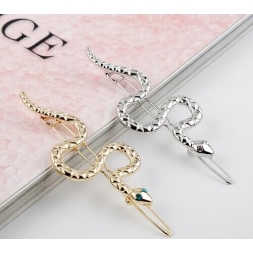 New Fashion Snake Bangs Hair Clips резинки для волос Metal Hairpin Creative Hair Accessories for Women Gift