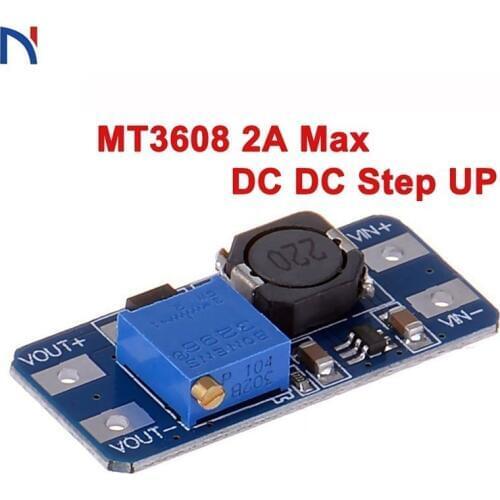 MT3608 2a max dc dc step up DC Voltage Regulator Step Up Boost Converter Power Supply Module Board MAX output 28V 2A for arduino