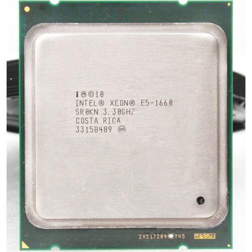 Intel Xeon E5-1660 E5 1660 E51660 3.3GHz Turbo frequency 3.9 6Core 15Mb Cache Socket 2011 CPU Processor Stronger than E5 1650