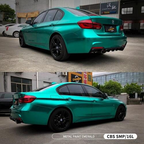 Manufacturer Air Release Bubble Free Car Wrap Sticker Super Bright Metal Green Vinyl Wrap Roll