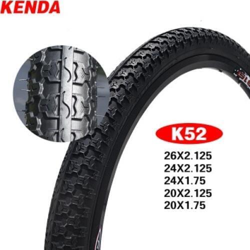 KENDA K52 Bicycle Tire 20 / 24 / 26*2.125 20*1.75 Ultralight BMX MTB Mountain Bike Tire Folding Bike Tyres Bicicleta Pneu