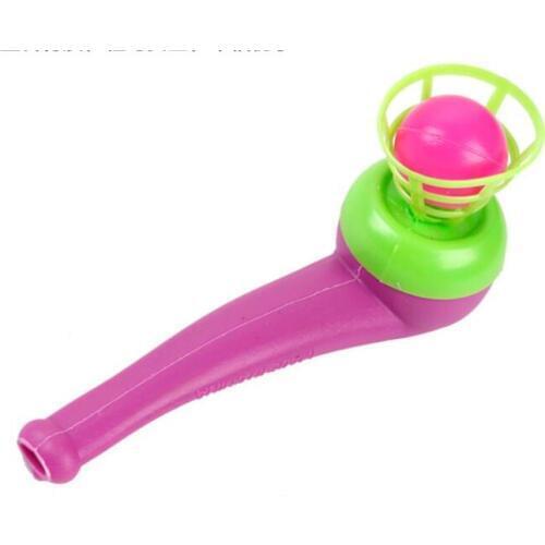 IWish Funny Floating Ball Blow Game Lung Capacity Training Kids Classic Wooden Toys Suspension Balls Birthday Gifts For Children