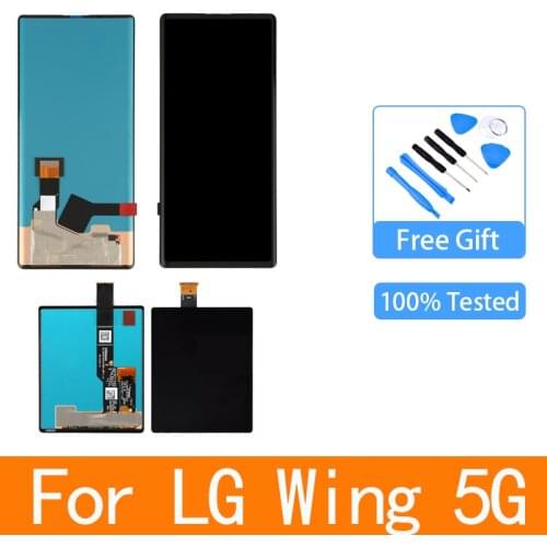 6.8" LCD FOR LG Wing 5G LMF100N, LM-F100N, LM-F100V, LM-F100 LCD Display Touch Screen Assembly Replacement