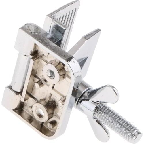 2 x Silver Double-Buret Clamp Butterfly Hinge Clamp for Screen Printing