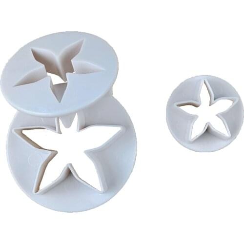 3Pcs Flower Cookie Cutters Moulds Wedding Cute Biscuit Mold DIY Fondant Pastry Decorating Cake Baking Kitchen Accessories Tools