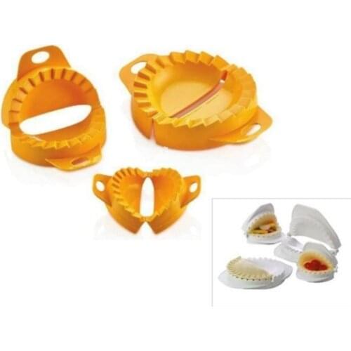 Dumpling Ravioli Maker Press 3 Pcs Baking Mold Kitchenware Pastry Easy-tool For Wrapper Dough Stamp Cutter