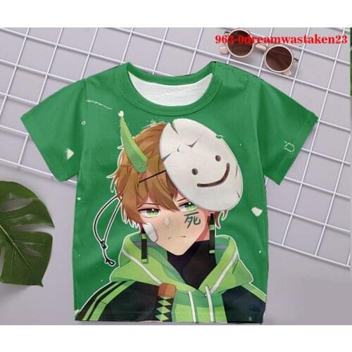 Harajuku Dream Merch 3D T-shirts for Boys Girls Funny Summer Short Sleeves Tshirt Dreamwastaken Tee Tops Baby Children T Shirts
