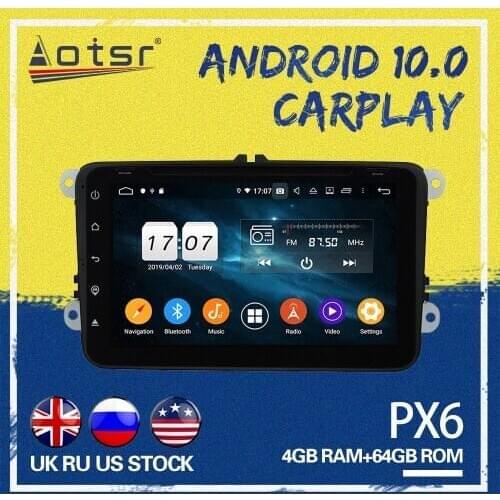 AOTSR For Skoda Superb Octavia Fabia 2005+ Android 10.0 System Car GPS Navigation Touchscreen Octa core Car Radio play