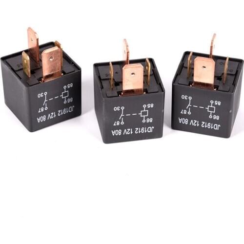 4Pin DC 24V 12V 80A JD1912 Automotive Car Relay Waterproof Heavy Duty Relay new