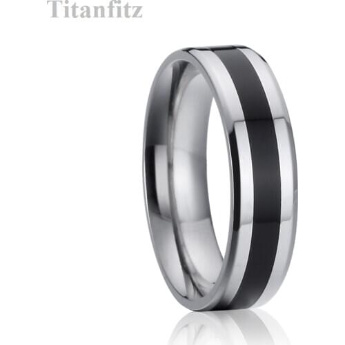 Black Marriage Anniversary Alliances Couple wedding rings for men and women 4mm slim finger ring