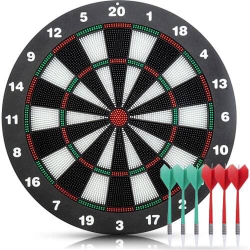 Darts Game Club Plastic Darts Board Set Safety Soft Plastic Dart Digital Ring Bullseye Adult Children Indoor Aiming Shooting Toy