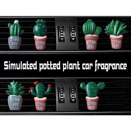 Simulated Potted Plants car Air conditioning outlet perfume car perfume car interior accessories car fragrance