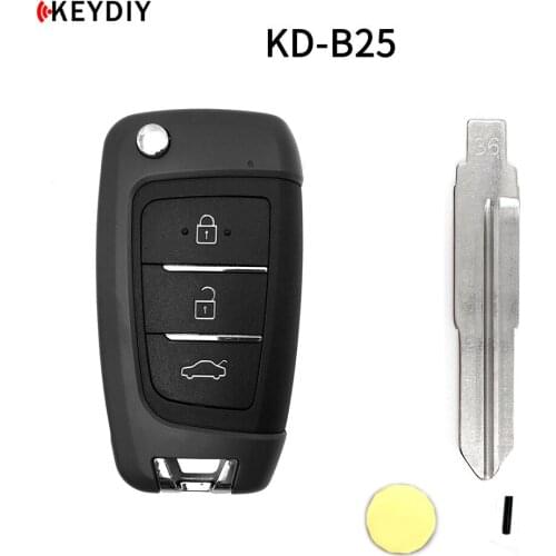 KEYDIY Auto Car Key KD900/KD-X2/KD MINI Key Programmer B Series Remote Control B25 With 36# Uncut Blade