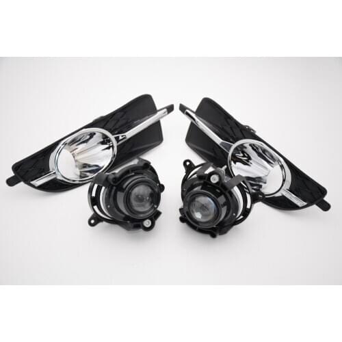 1 Set Clear Lens Bumper Driving Fog Lights Kits w/ Lamp Cover Bezels w/bulbs for Buick Lacrosse 2010